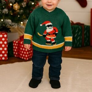 Old Navy Green Knit Sweater